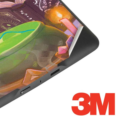 Pink Anime Witch Girls in Library with Cats by Ivy Dolamore Amazon Kindle Skin